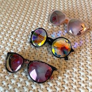 Women’s Sunglasses Lot – Set of 3 – Mixed Styles